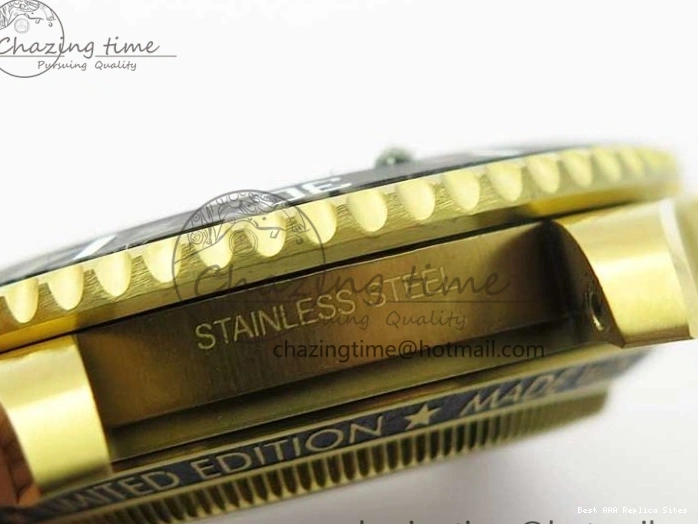 Good Copy Rolex Watches Skeleton Submariner on SA YG Edition Pirlo Project Bracelet Best 2981 YG Andrea VRF Popular 0108